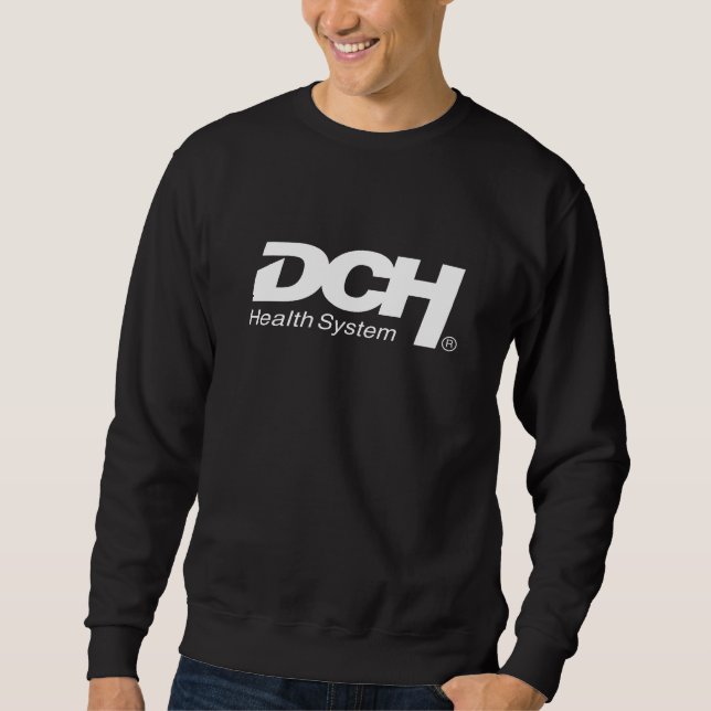Hombres - Negro - Suéter - Logotipo blanco Big DCH (Anverso)