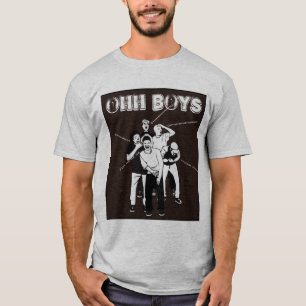 HOMBRES OHH marrones en camiseta blanca y negra