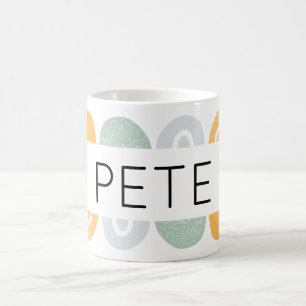 Hombres personalizados nombran Taza de Café Neutra