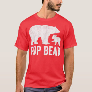 Hombres Pop Bear Padres Día Camisetas de Abuela, F