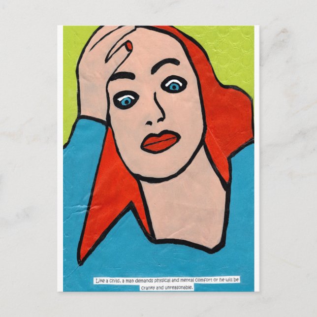 ¡Hombres! Postal (Anverso)