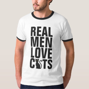HOMBRES REALES AMAN Camisetas GATOS