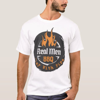 Hombres Reales Juegan Con Camisetas De Bomberos