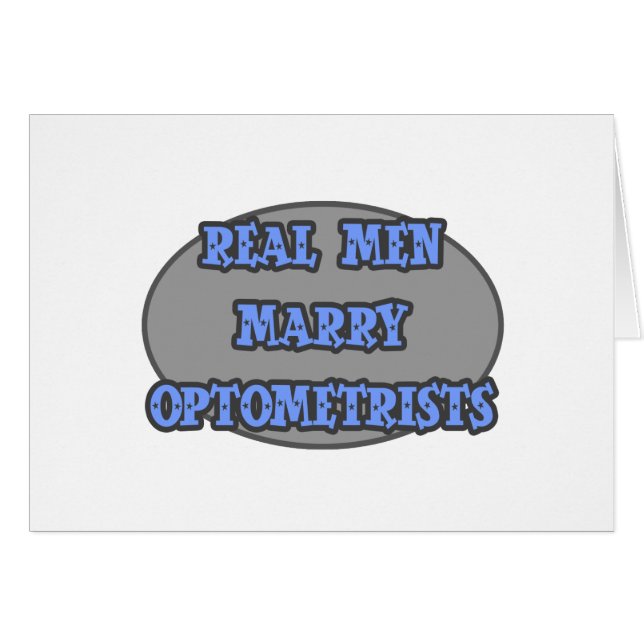 Hombres Reales Se Casan Con Optometristas (Anverso (Horizontal))