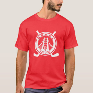 Hombres rojos de la camiseta de la división