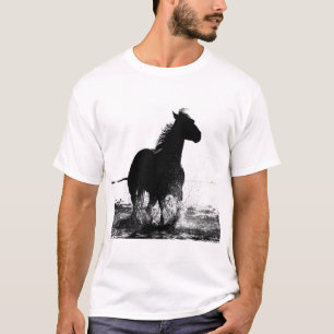 Hombres T Camisetas Arte Moderno De Pop De Caballo