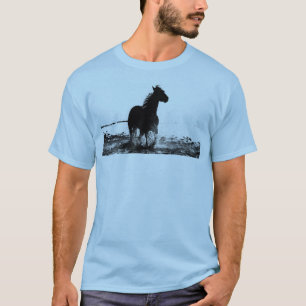 Hombres T Camisetas Corriendo Luz Azul De Arte Pop