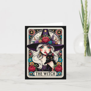 Hombres Tarjeta de Tarot de la Bruja Halloween Gót