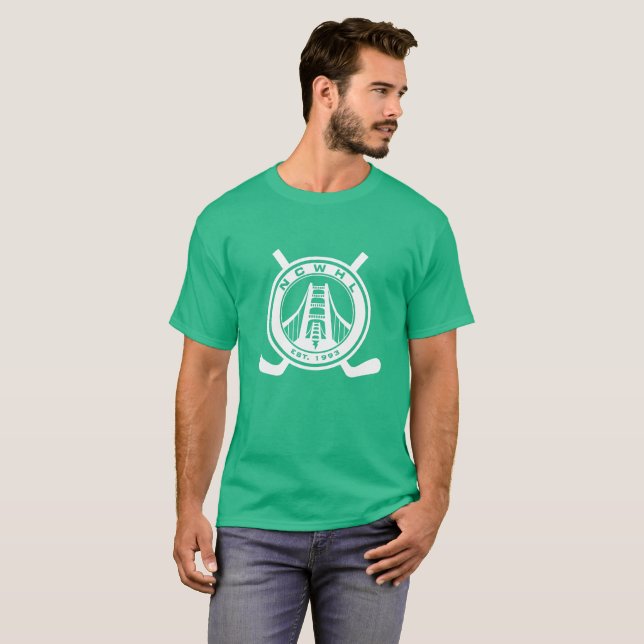 Hombres verdes de la camiseta de la división (Anverso completo)