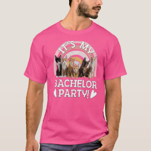 Hombres vergonzosos camiseta de soltero Pink Cu