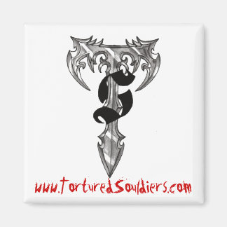 Hombros torturados - imán "Homepage"