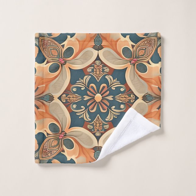 Home Caress Patterns Face Towel (Toallita)