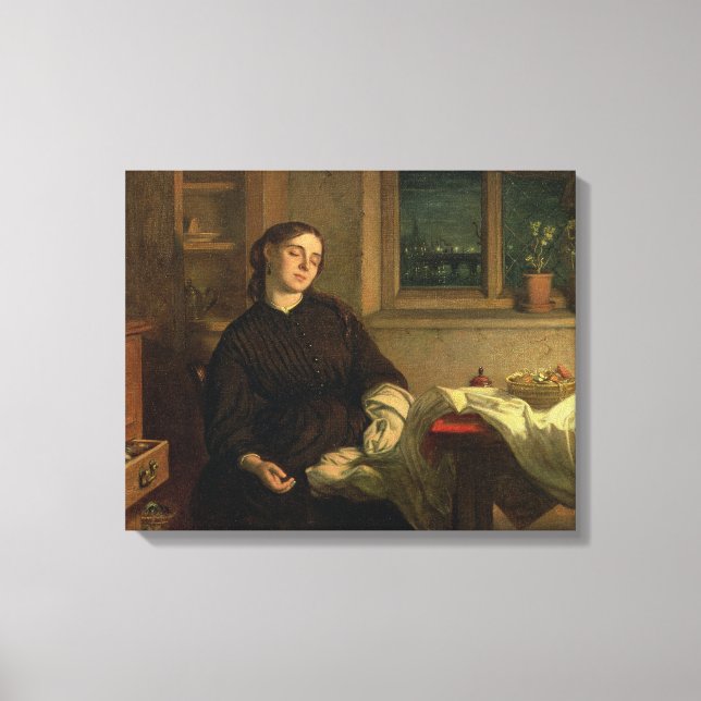 Home Dreams, 1869 (aceite sobre lienzo colocado en (Anverso)