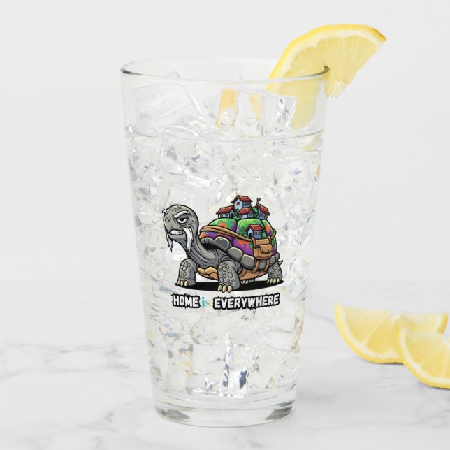 Home is Everywhere Drinking Glass (Reverso (hielo))