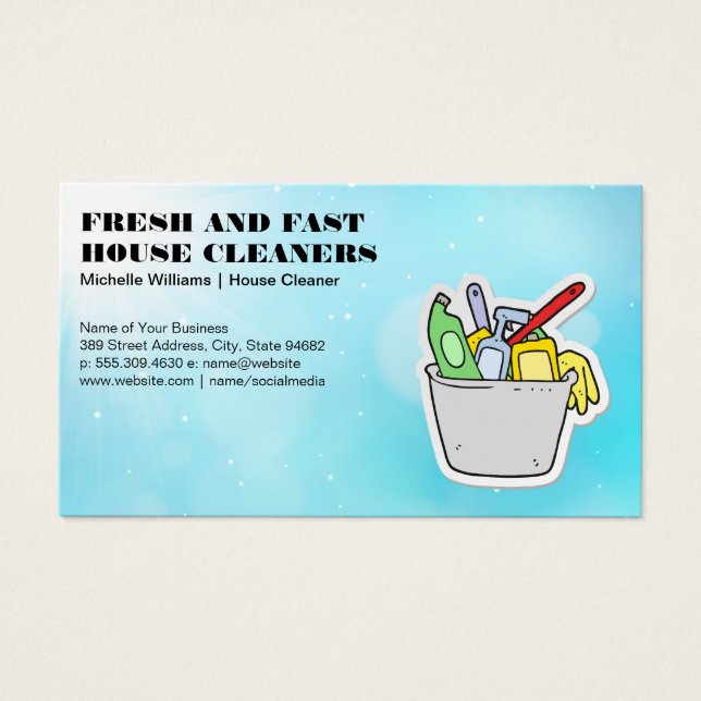 Home Maid | Equipo de servicio de limpieza (Frente)