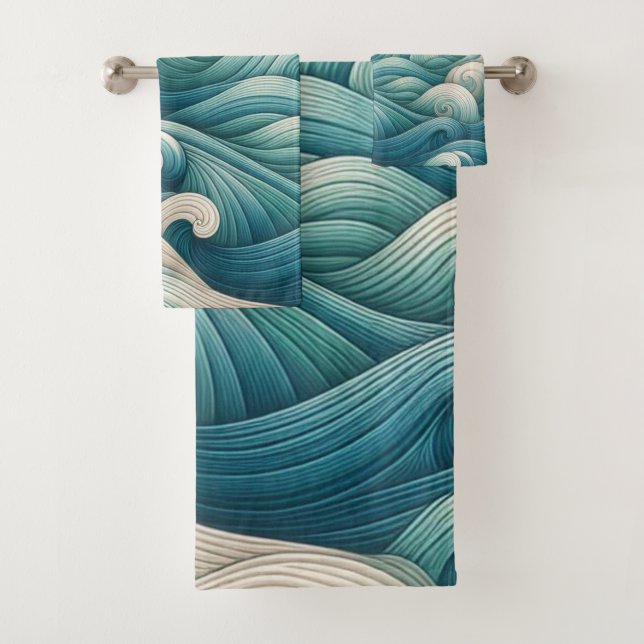 Home Studio Ocean Wave Swirl (In situ)