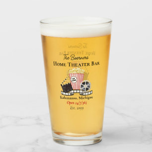 Home Theatre Bar Beer Pint Soda Glasses Drinkware