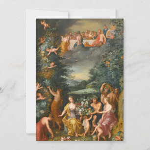 Homenaje a la diosa Flora, fiesta de los dioses