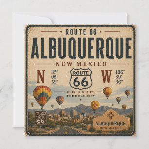 Homenaje al horizonte vintage de Albuquerque