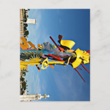 Homenaje al voluntariado creado en una postal