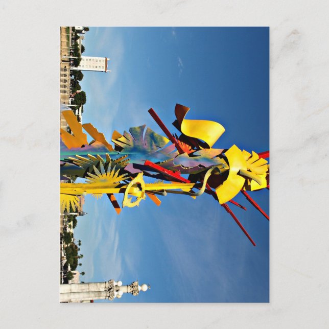 Homenaje al voluntariado creado en una postal (Anverso)