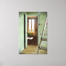 Homenaje de puerta a lienzo de realismo digital Du