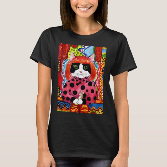 Homenaje de Yayoi Kusama como camiseta de ratón Cu (Anverso)