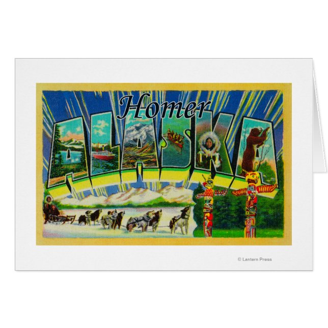 Homero, AlaskaEscenas de letras grandesHomero, AK (Anverso (Horizontal))