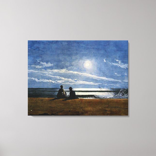 Homero, luz de luna, arte fino, (Anverso)