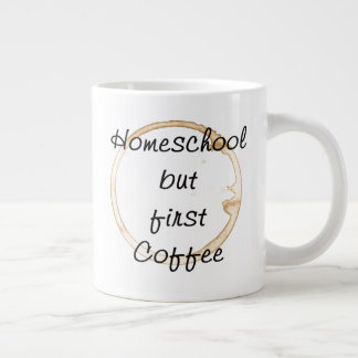 Homeschool pero primera taza del jumbo del café
