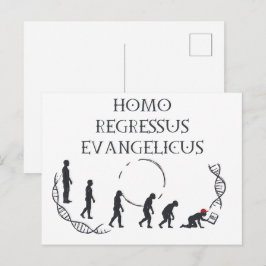 Homo Regressus Evangelicus – Tarjeta divertida ant