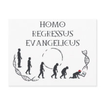 Homo Regressus Evangelicus – Tarjeta divertida ant