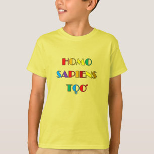 HOMO SAPIENS Niños Camiseta