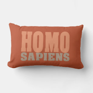 HOMO SAPIENS personalizado lanzar almohada