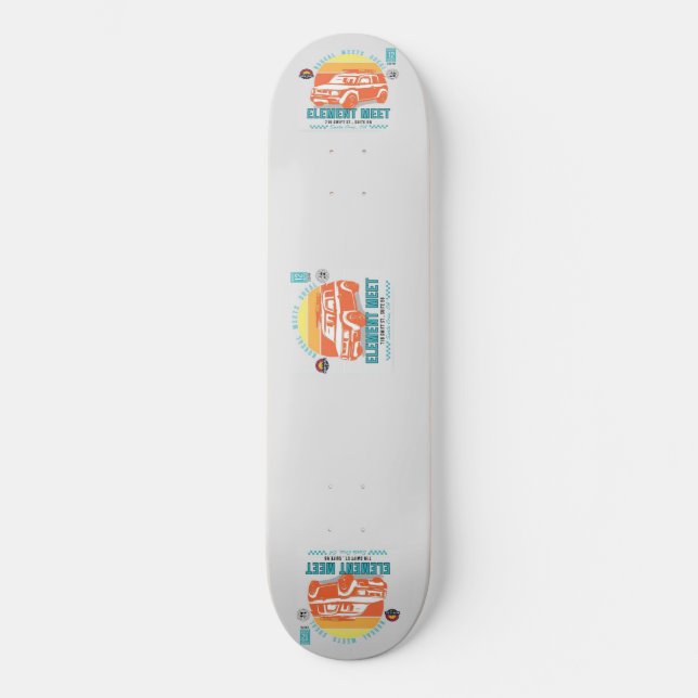 HONDA E MEET  8 1/4" Cubierta de Skateboard (Anverso)