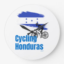 Honduras Ciclismo Reloj de Pared