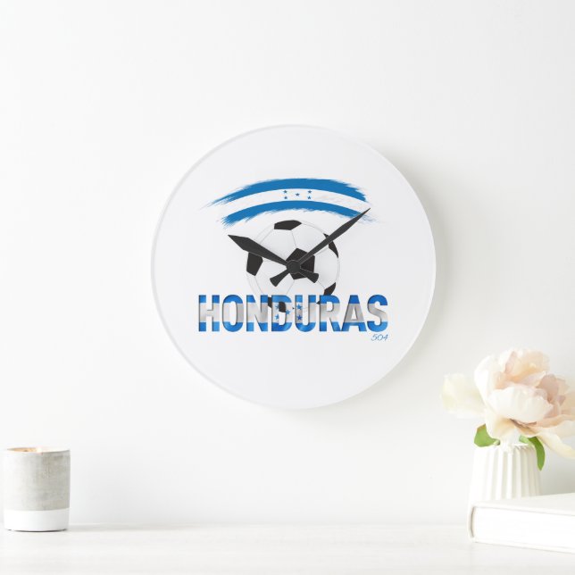 Honduras Fútbol Reloj de Pared (Hogar)