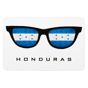 Honduras Sombra texto personalizado e imán de colo