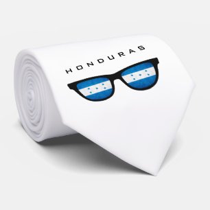 Honduras sombras personalizado corbata de texto y