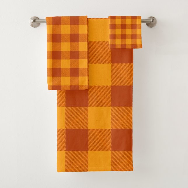 Honey Amber Buffalo Check (In situ)