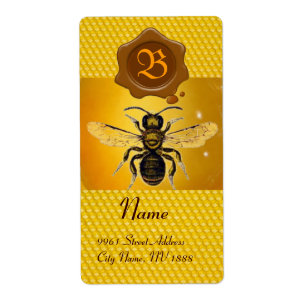 HONEY BEE ,BEEKEEPER,MONOGRAMA DE SELLO DE CERRADU