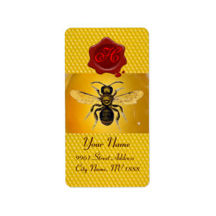 HONEY BEE ,BEEKEEPER,MONOGRAMA DE SELLO DE CERRADU