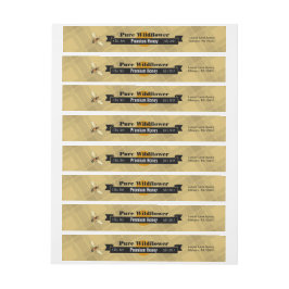 Honey Bee Personalizada Wildflower Food Jar