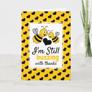 Honey Bee, tarjeta de agradecimiento de Baby Showe