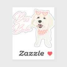 Honey Boss Babe Personalizado-Cut Vinyl Pegatina