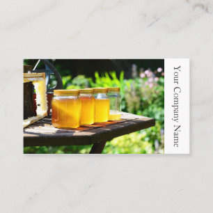Honey Jars and Honeycomb - Tarjeta de visita