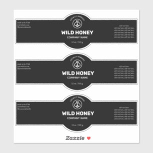 Honey Vinyl Etiqueta Negra