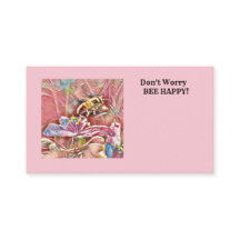 HONEYBEE EN UNA TARJETA DE COLOR DE PINO SPIDERWAR