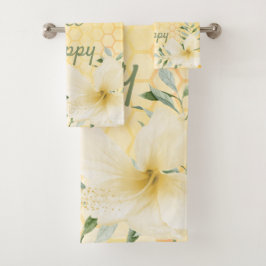 Honeycomb floral amarillo