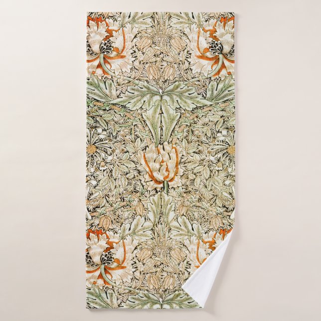 Honeysuckle, William Morris (Toalla de baño)